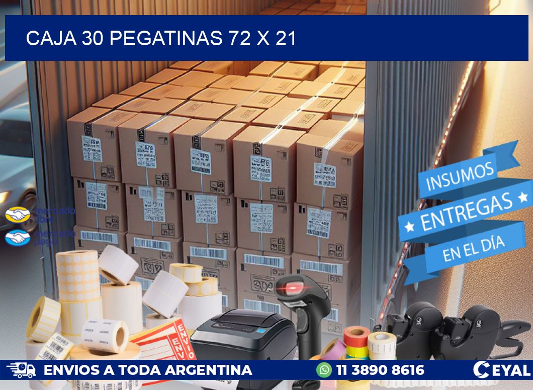 CAJA 30 PEGATINAS 72 x 21