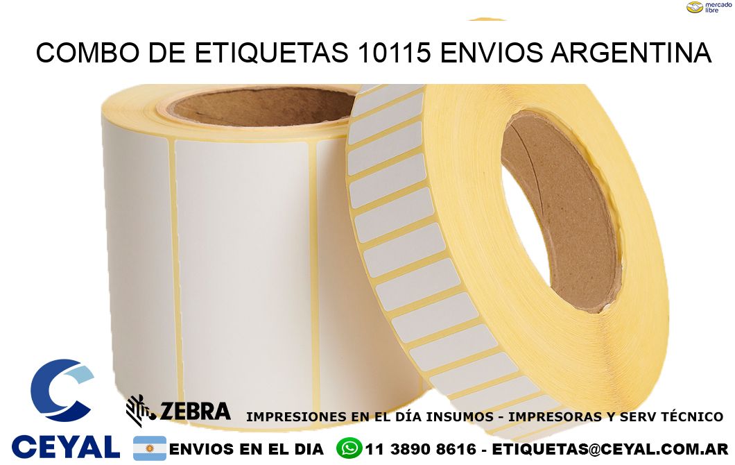 Combo de etiquetas 10115 ENVIOS ARGENTINA