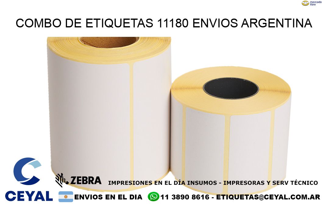 Combo de etiquetas 11180 ENVIOS ARGENTINA