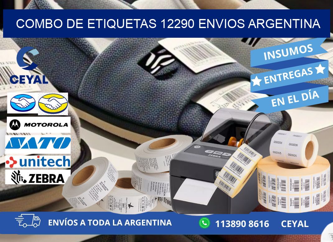 Combo de etiquetas 12290 ENVIOS ARGENTINA