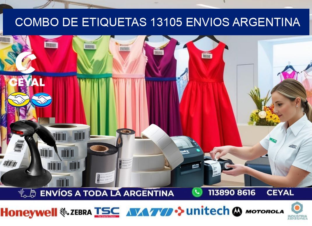 Combo de etiquetas 13105 ENVIOS ARGENTINA
