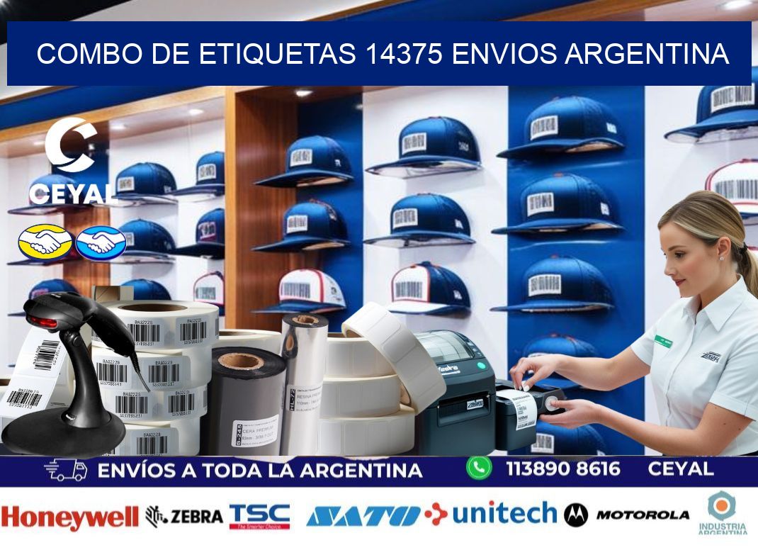 Combo de etiquetas 14375 ENVIOS ARGENTINA