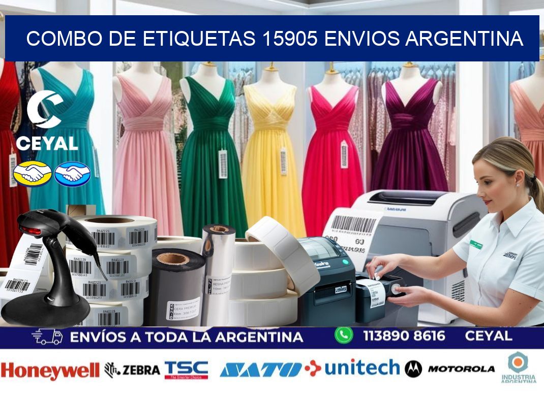 Combo de etiquetas 15905 ENVIOS ARGENTINA