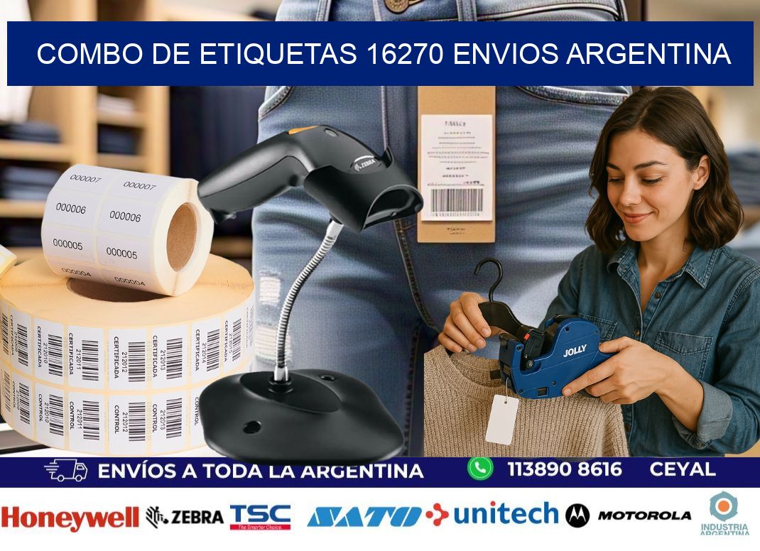 Combo de etiquetas 16270 ENVIOS ARGENTINA