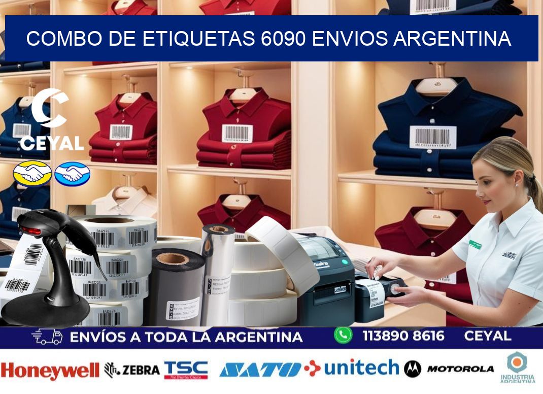 Combo de etiquetas 6090 ENVIOS ARGENTINA