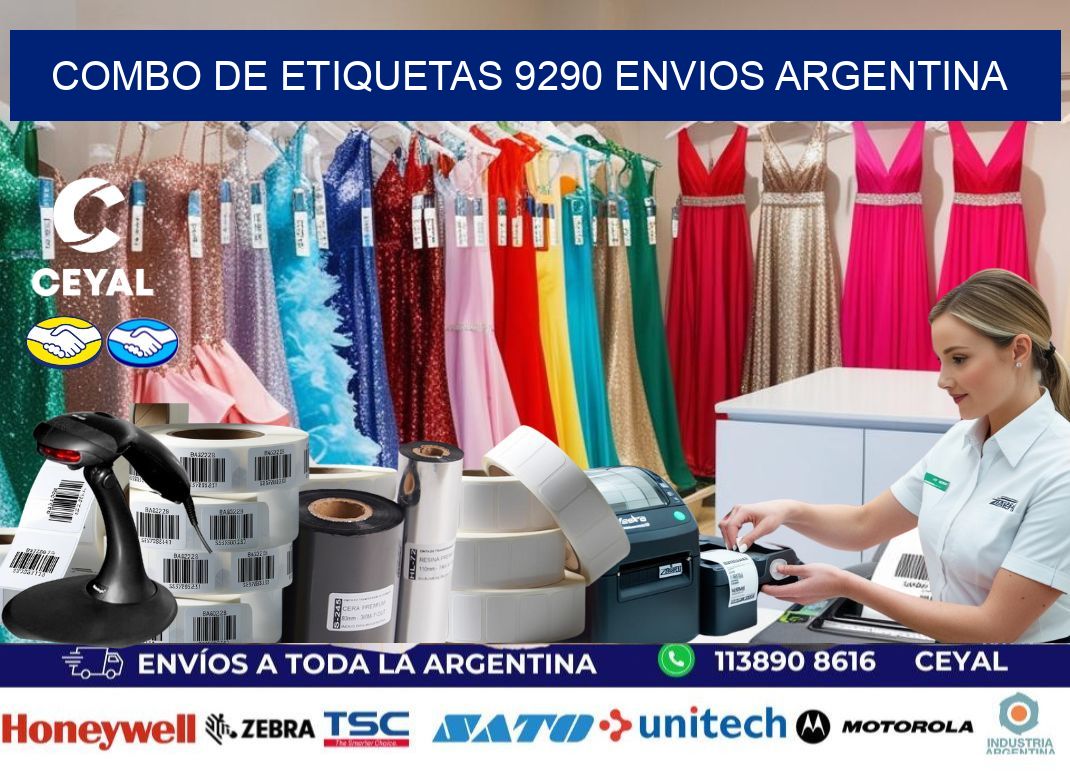 Combo de etiquetas 9290 ENVIOS ARGENTINA