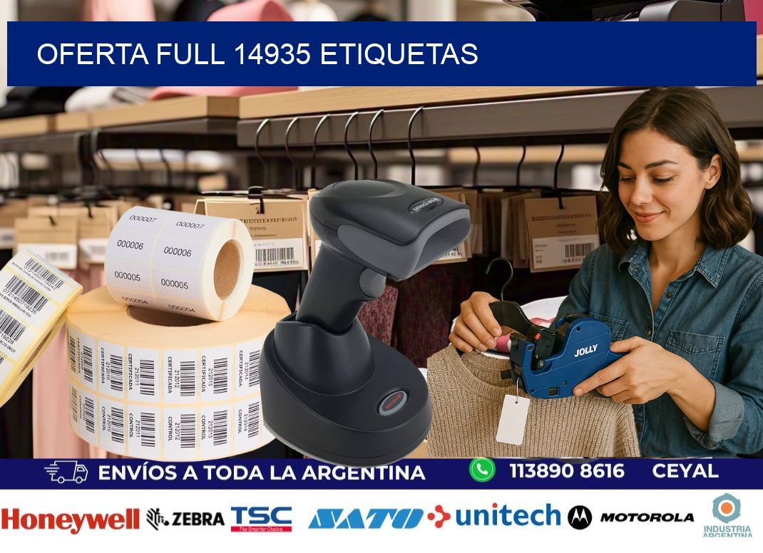Oferta full 14935 etiquetas