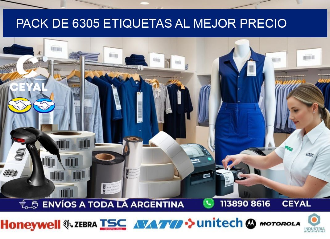 Pack de 6305 etiquetas al mejor precio