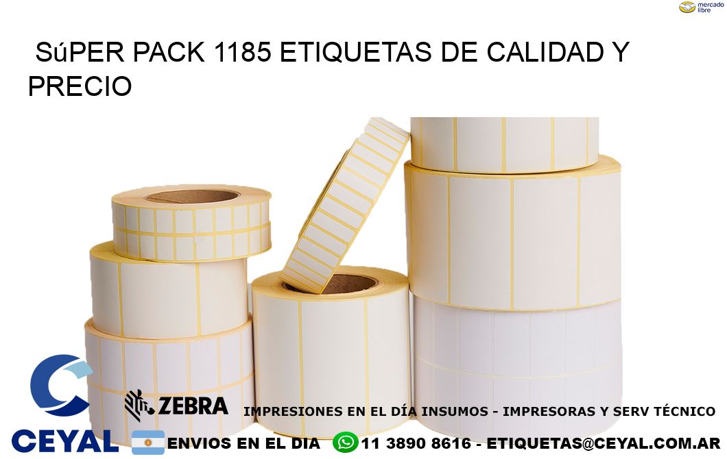 Súper pack 1185 etiquetas de calidad y precio