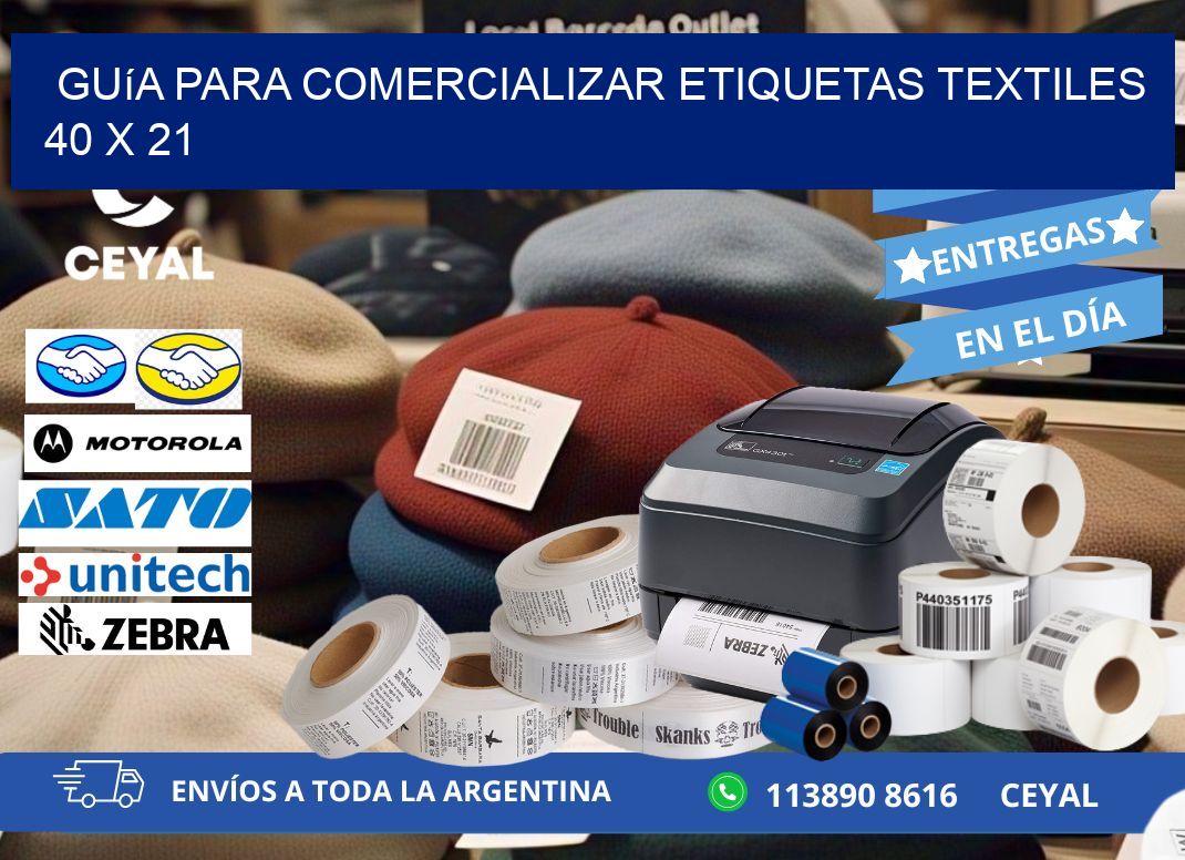 Guía para Comercializar Etiquetas Textiles 40 x 21