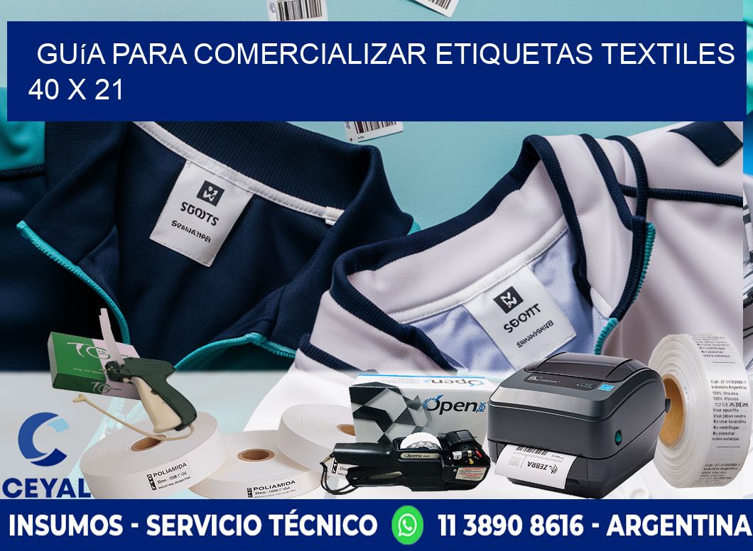 Guía para Comercializar Etiquetas Textiles 40 x 21