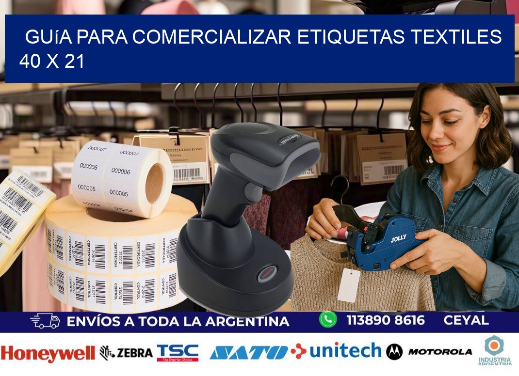 Guía para Comercializar Etiquetas Textiles 40 x 21