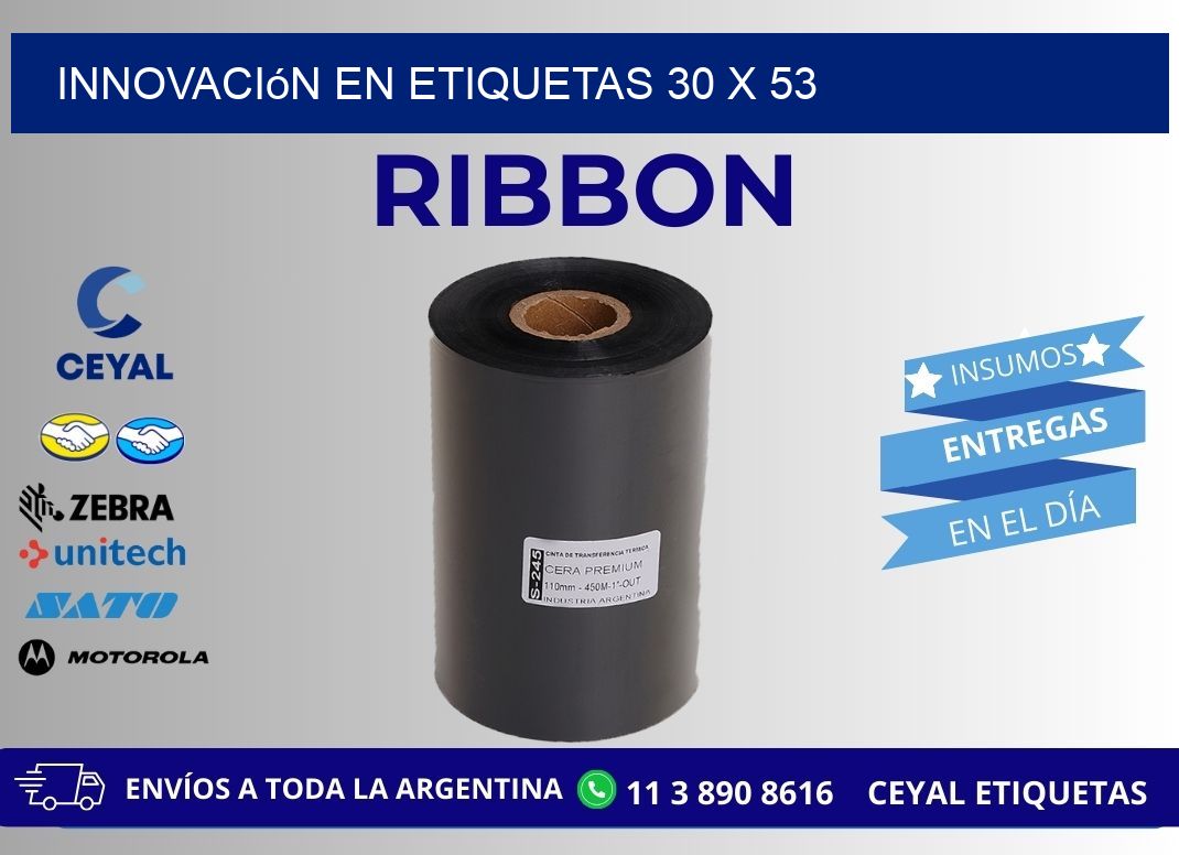 Innovación en etiquetas 30 x 53