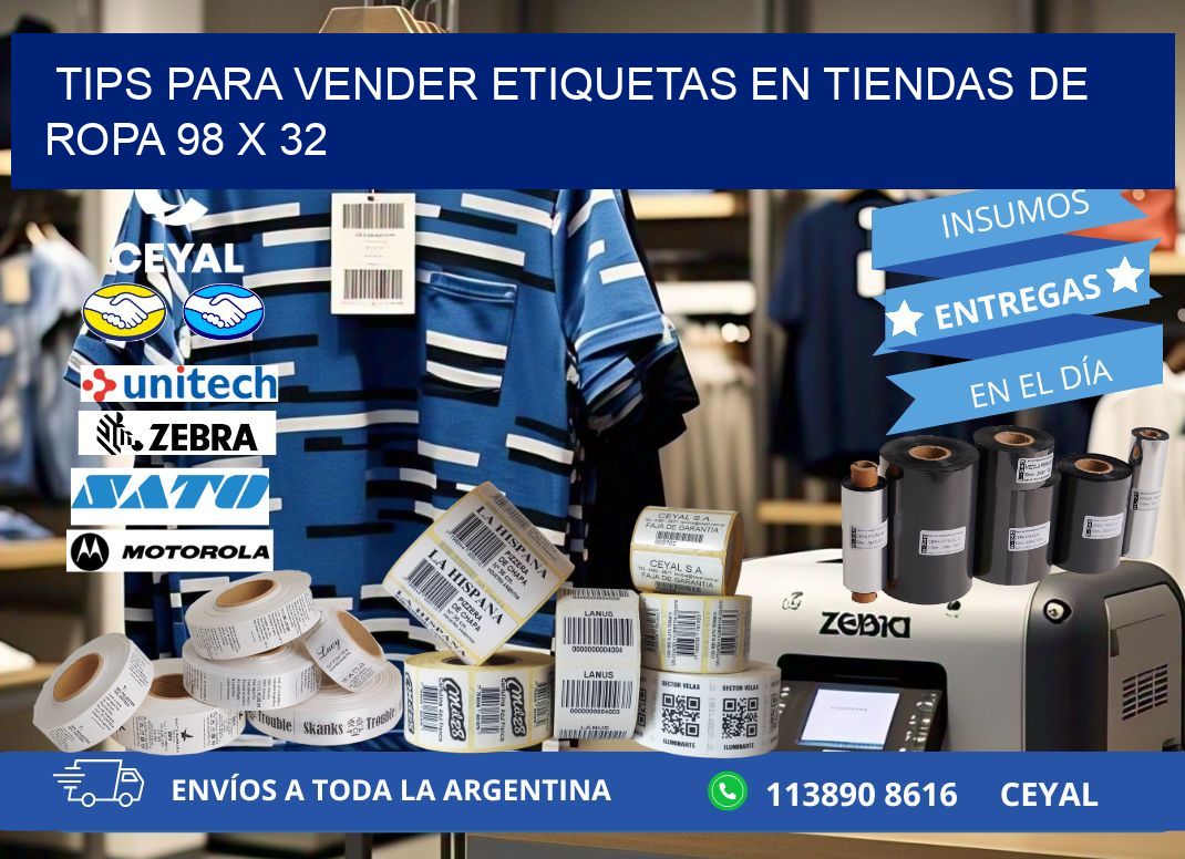 Tips para Vender Etiquetas en Tiendas de Ropa 98 x 32