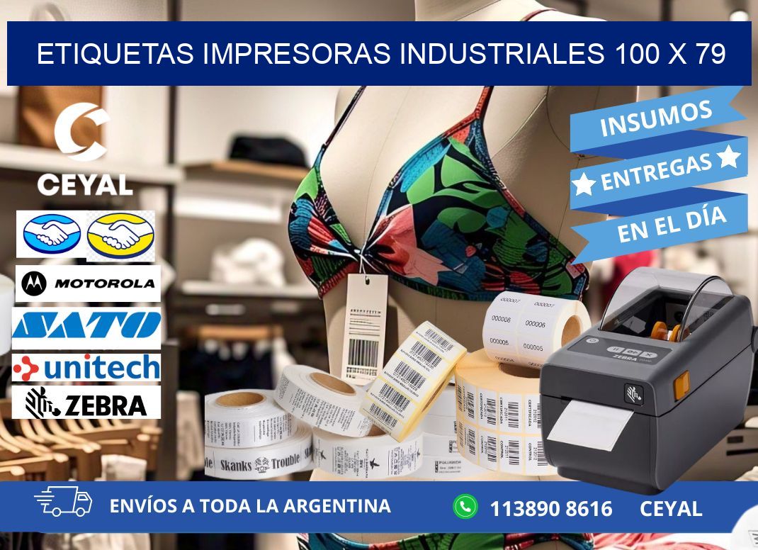 etiquetas impresoras industriales 100 x 79