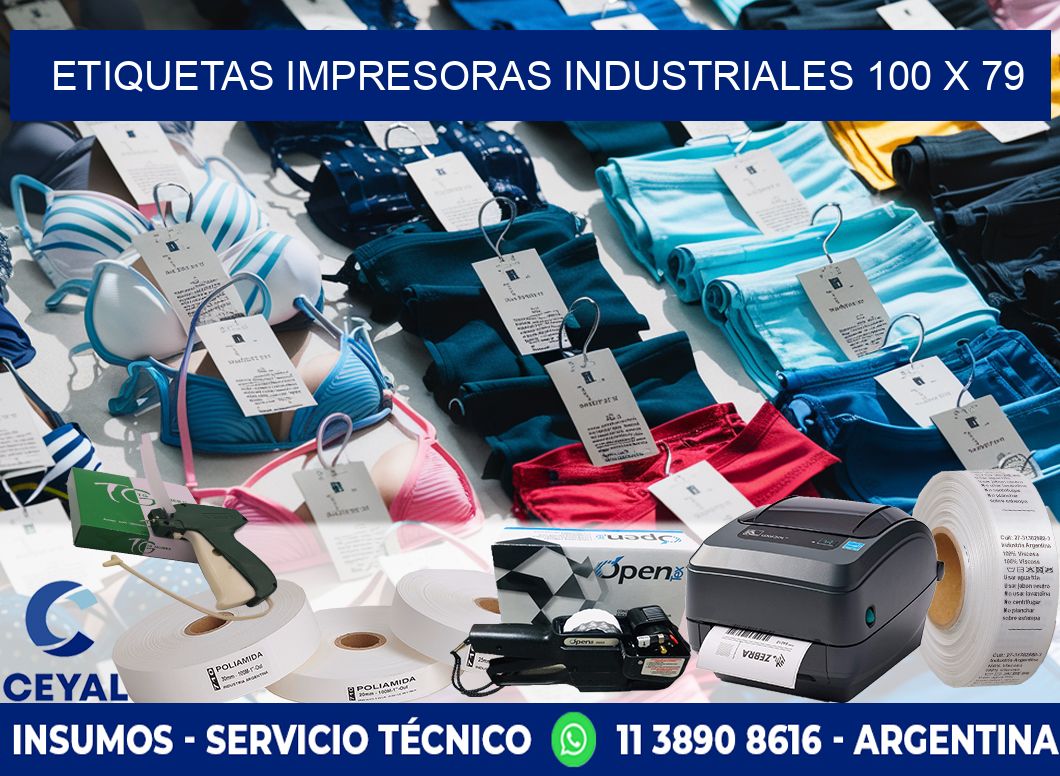 etiquetas impresoras industriales 100 x 79