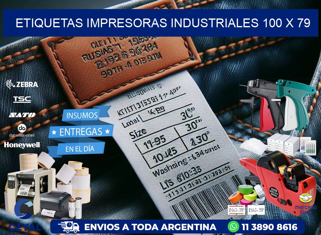etiquetas impresoras industriales 100 x 79