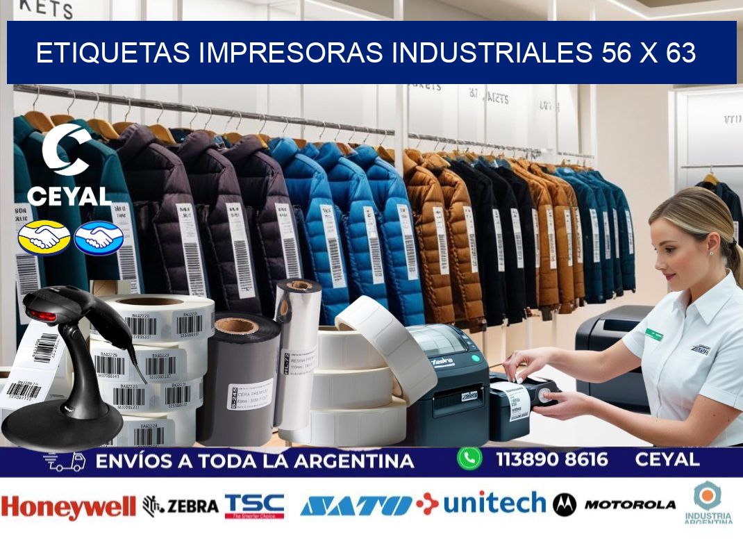 etiquetas impresoras industriales 56 x 63