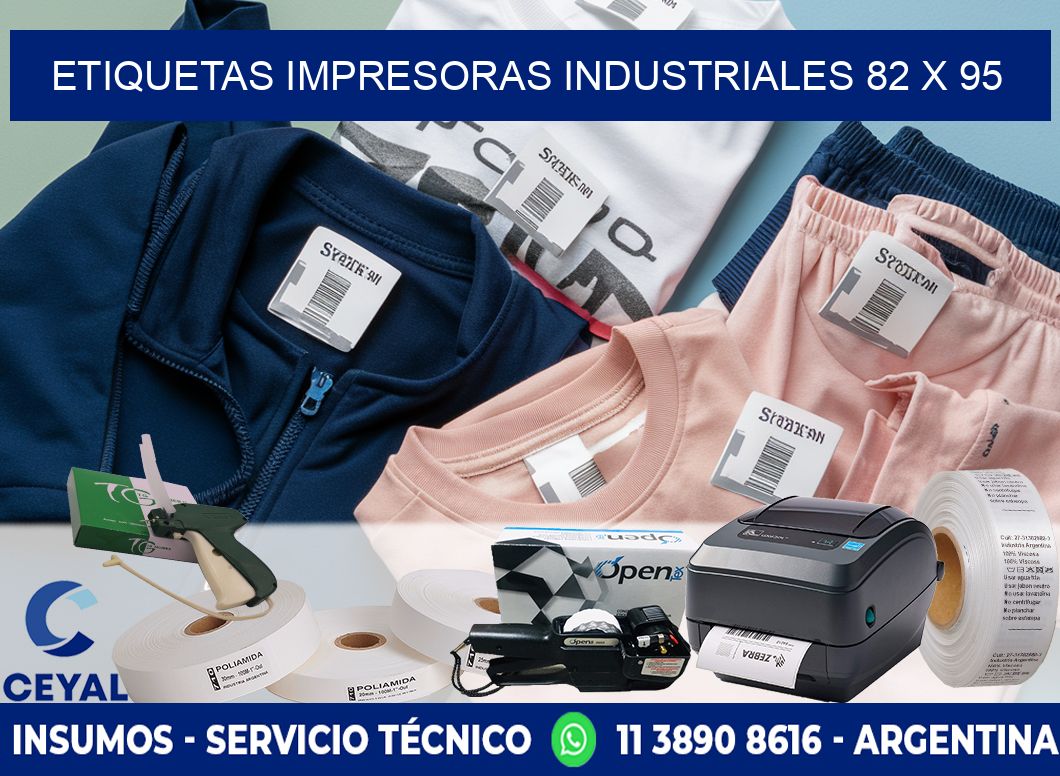 etiquetas impresoras industriales 82 x 95