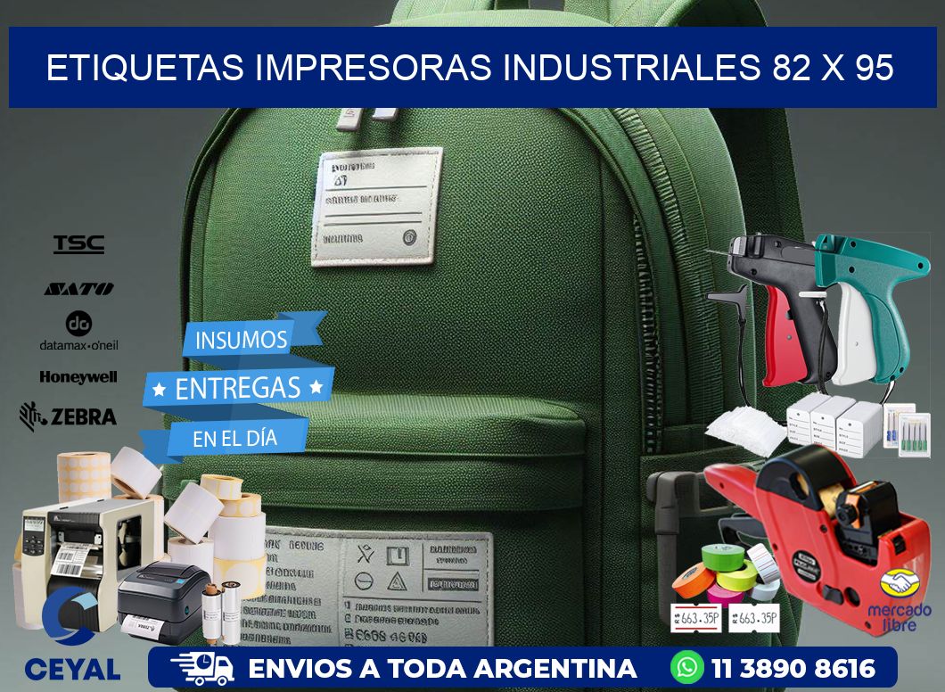 etiquetas impresoras industriales 82 x 95