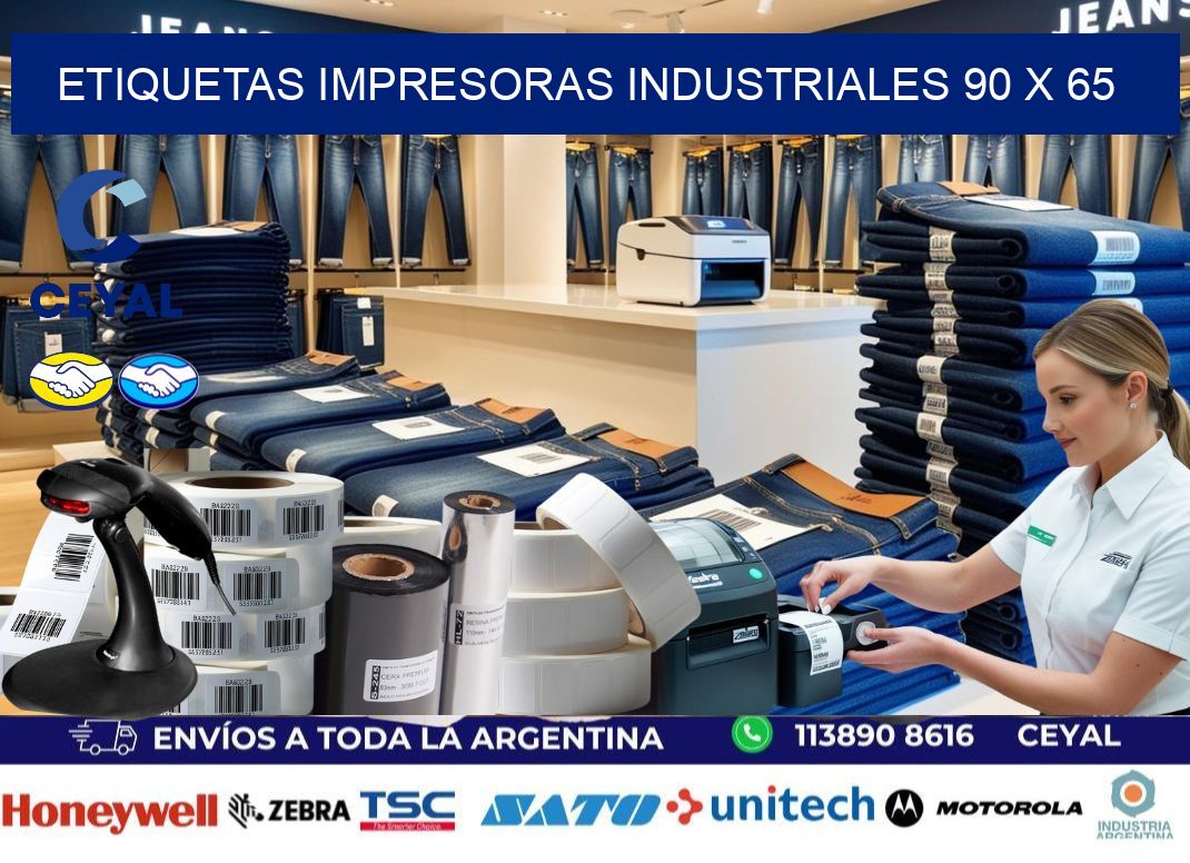 etiquetas impresoras industriales 90 x 65