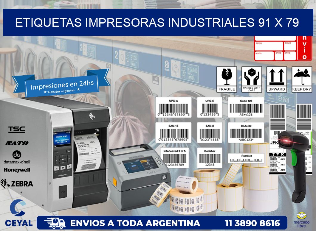 etiquetas impresoras industriales 91 x 79