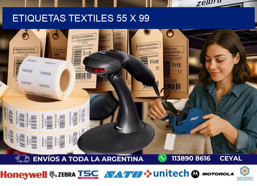 etiquetas textiles 55 x 99