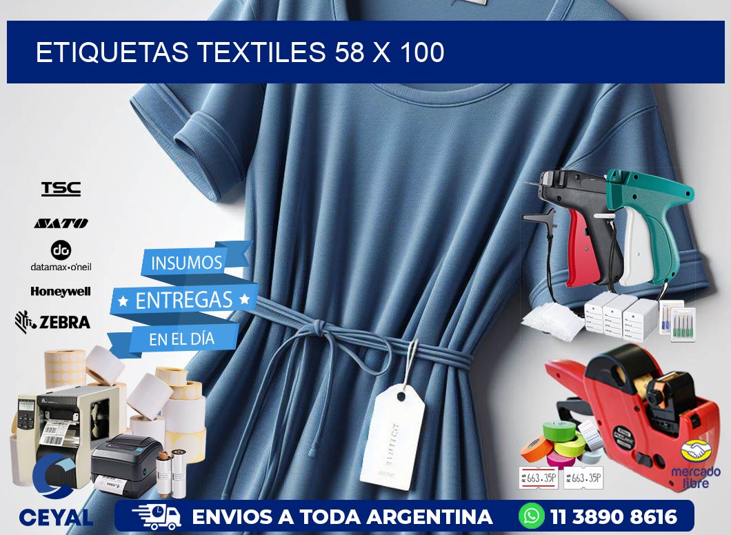 etiquetas textiles 58 x 100