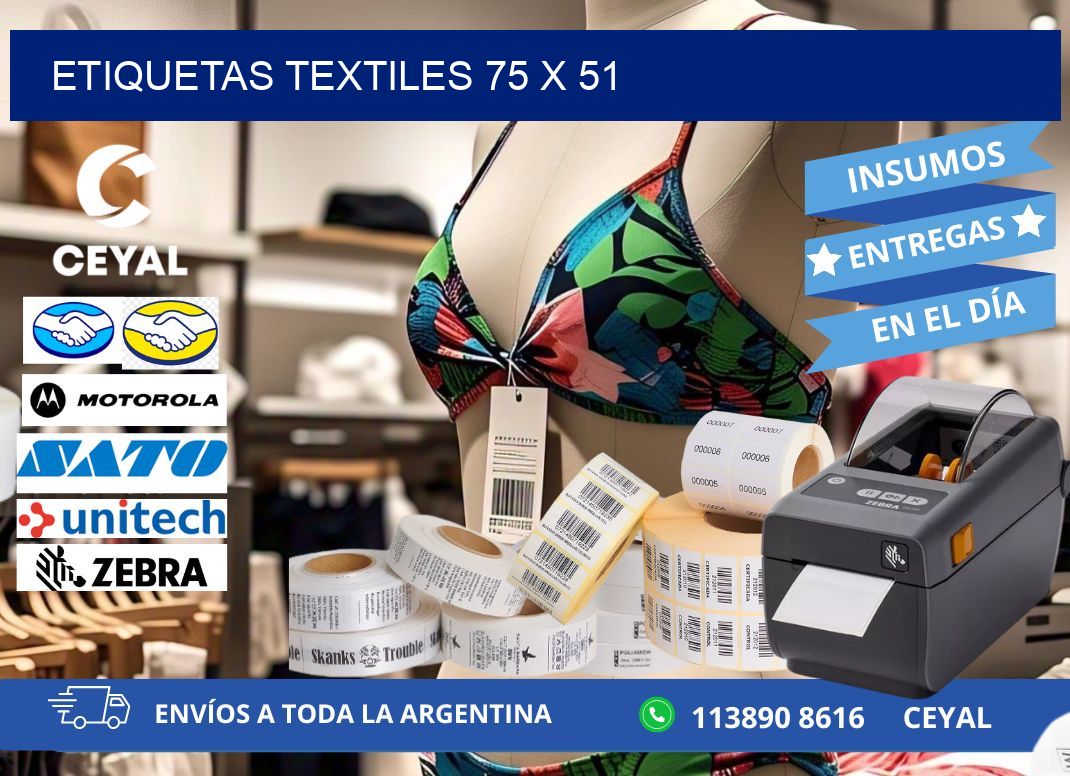 etiquetas textiles 75 x 51