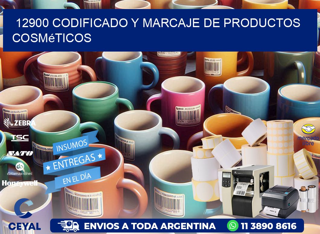 12900 codificado y marcaje de productos cosméticos