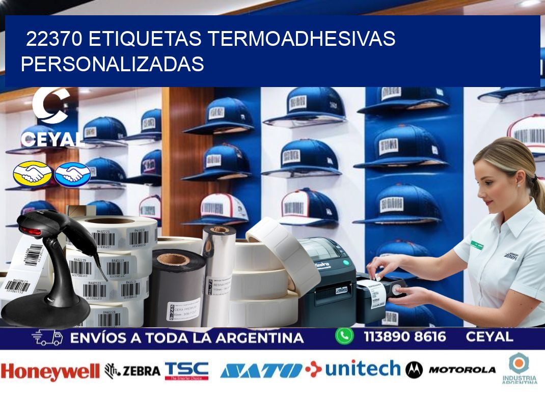 22370 Etiquetas termoadhesivas personalizadas