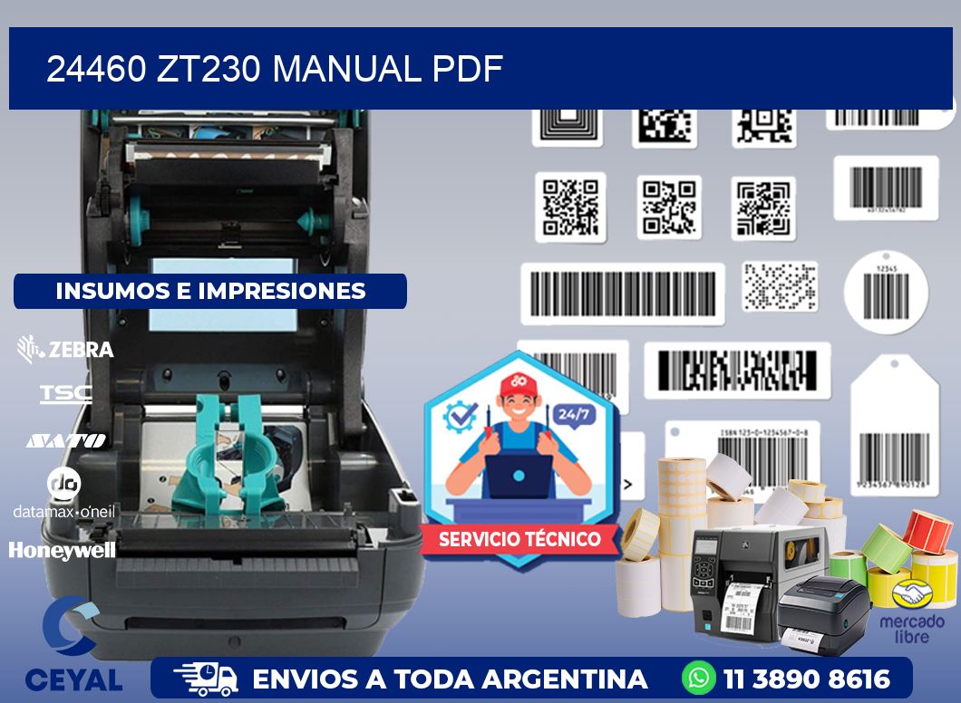 24460 ZT230 manual PDF