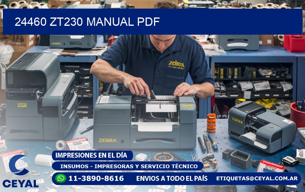 24460 ZT230 manual PDF