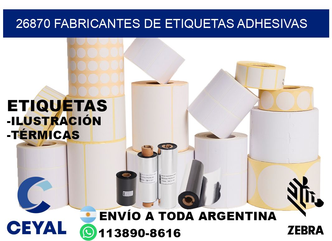 26870 Fabricantes de etiquetas adhesivas