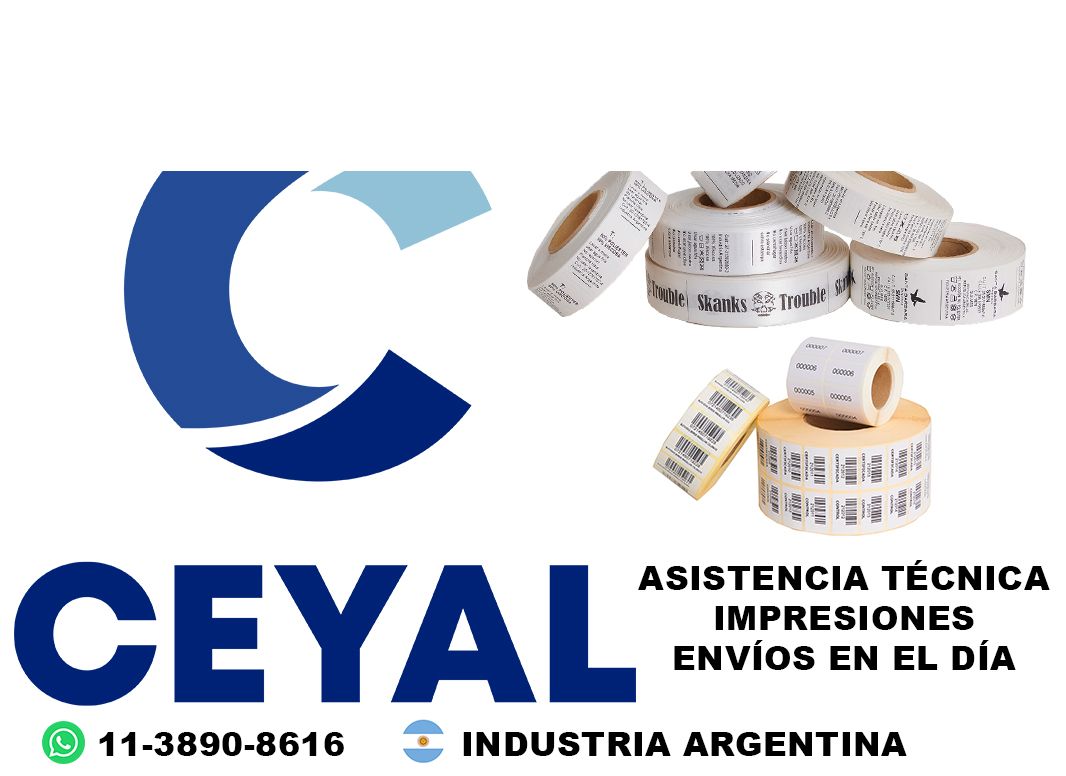 2705 Etiquetas con código de barras para ropa