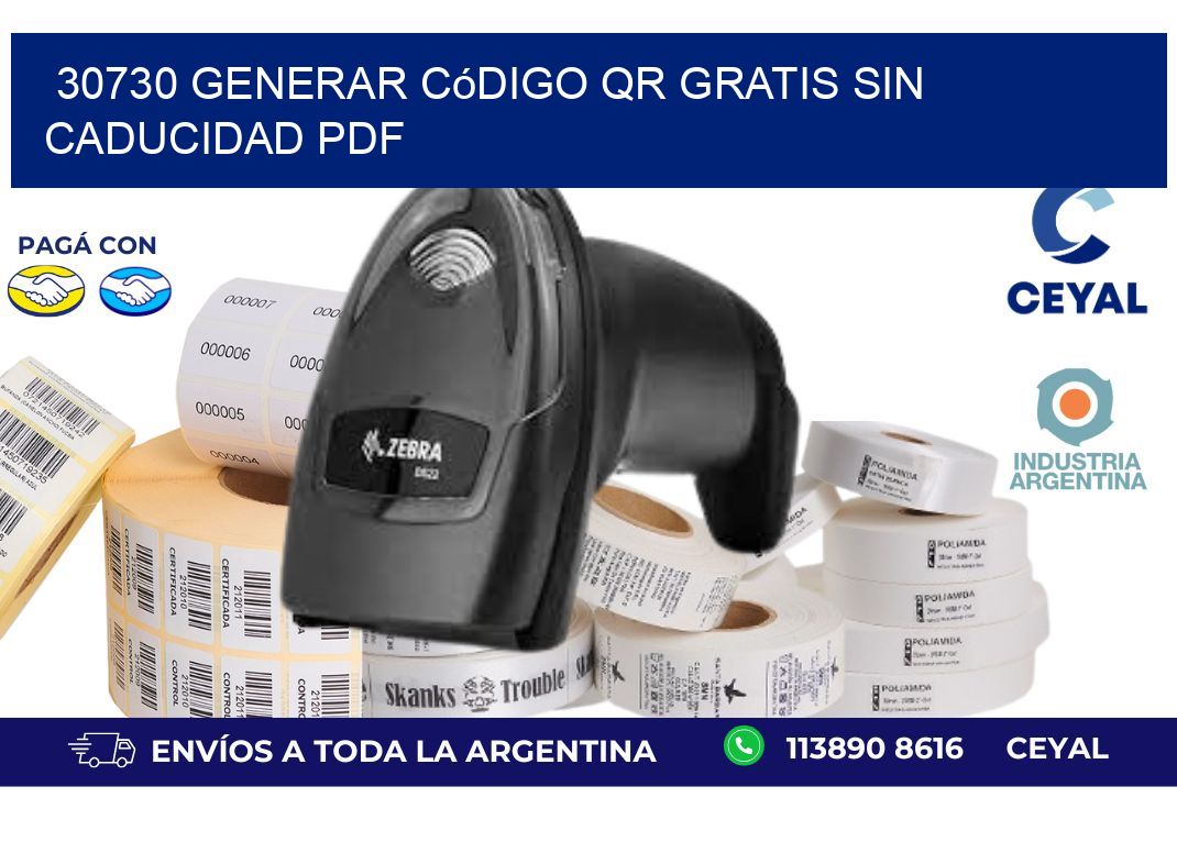 30730 Generar código QR gratis sin caducidad PDF