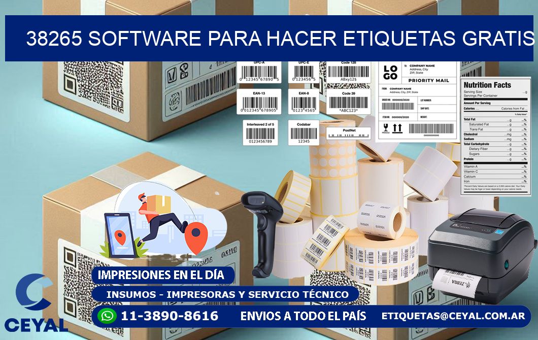 38265 Software para hacer etiquetas gratis