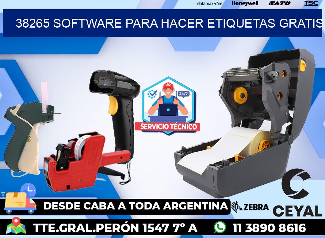 38265 Software para hacer etiquetas gratis