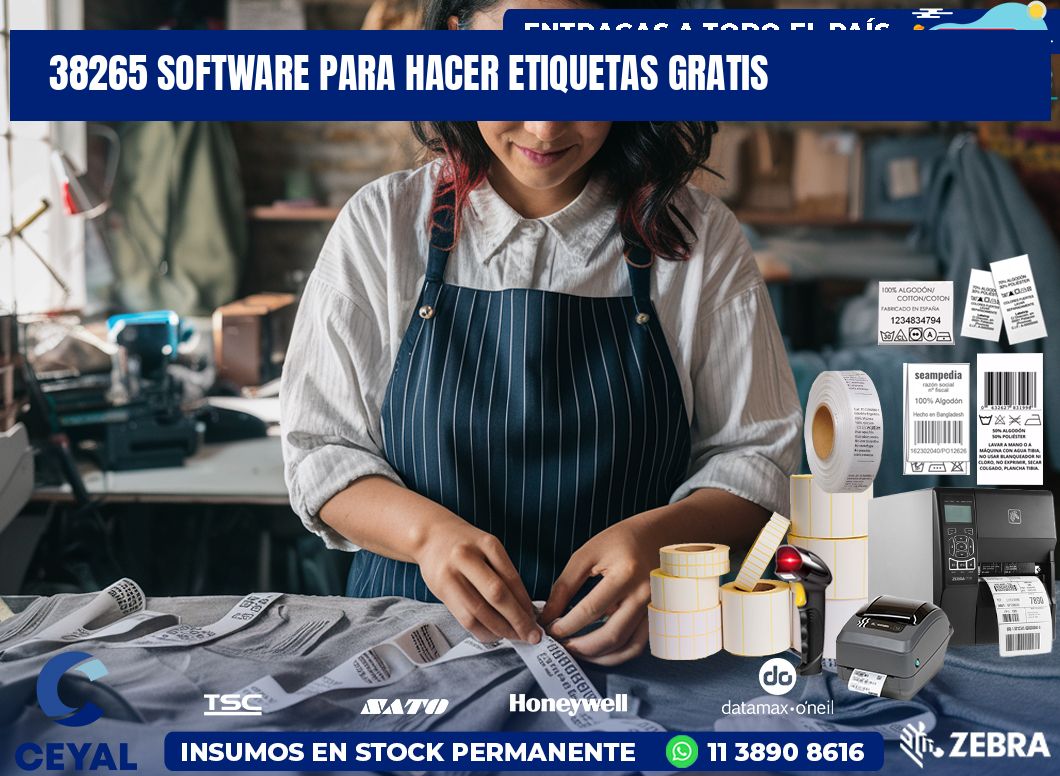 38265 Software para hacer etiquetas gratis