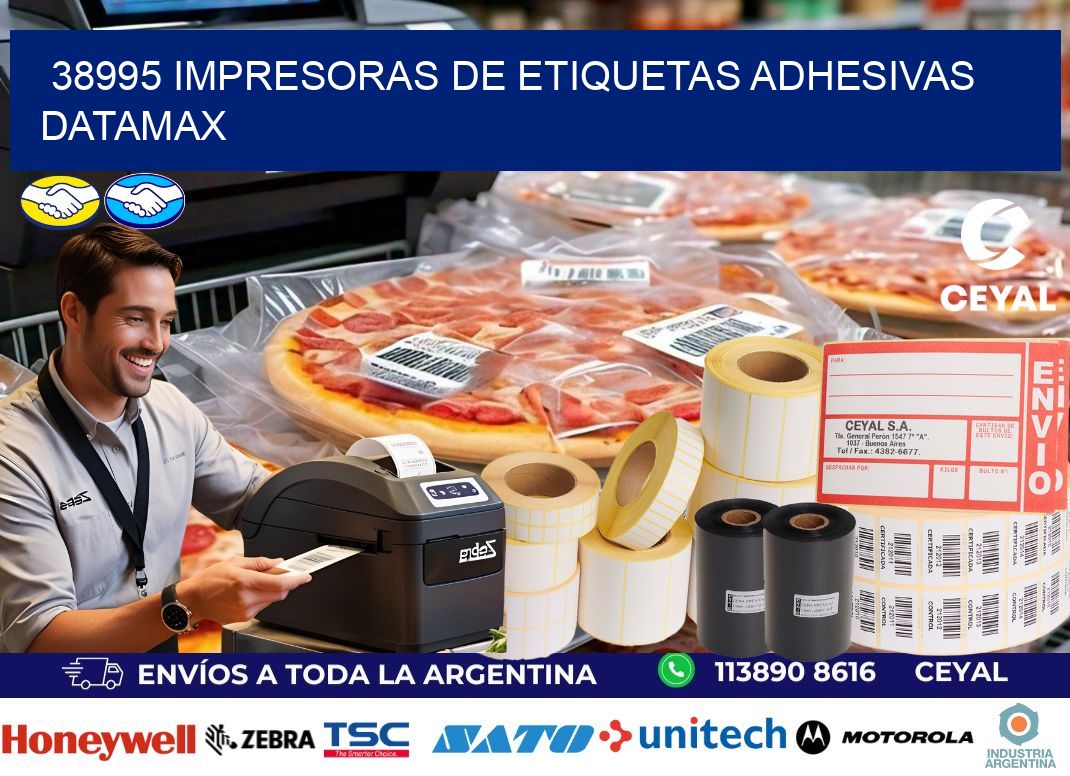 38995 impresoras de etiquetas adhesivas datamax