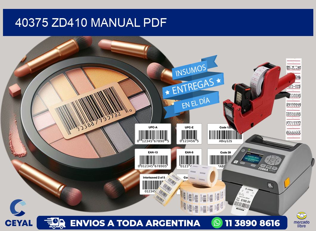 40375 ZD410 manual PDF