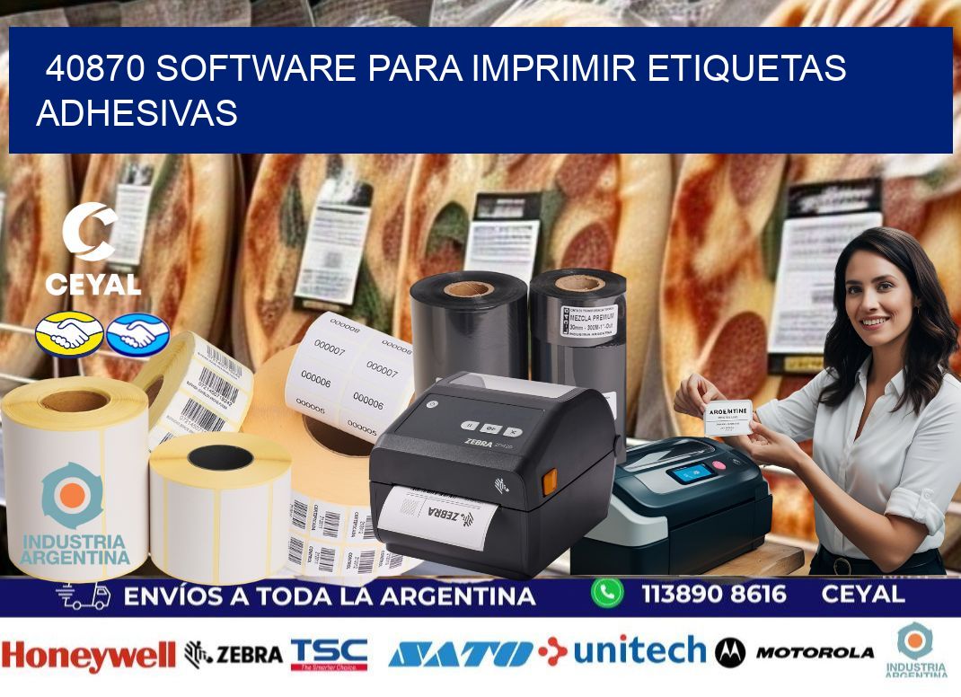 40870 software para imprimir etiquetas adhesivas
