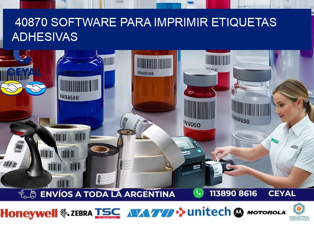 40870 software para imprimir etiquetas adhesivas