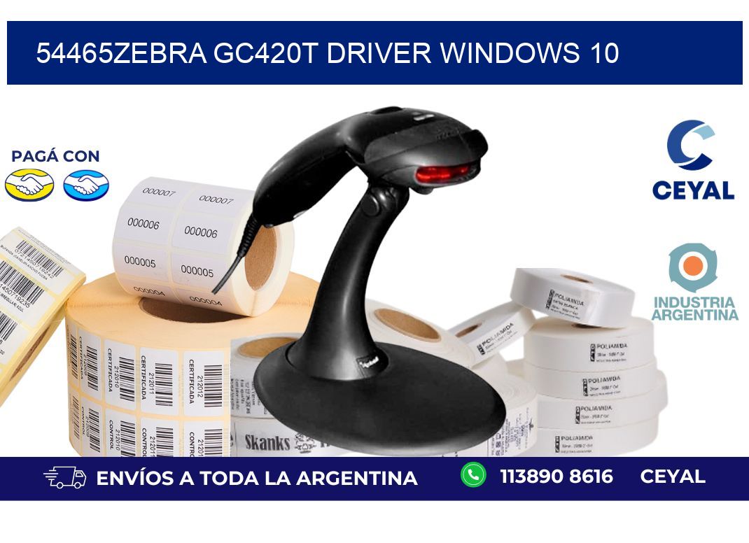54465Zebra GC420t driver Windows 10