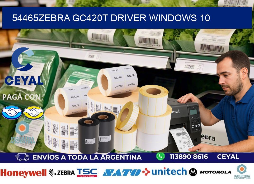 54465Zebra GC420t driver Windows 10