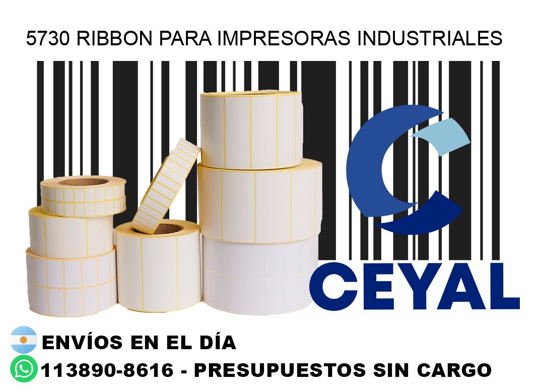 5730 Ribbon para impresoras industriales