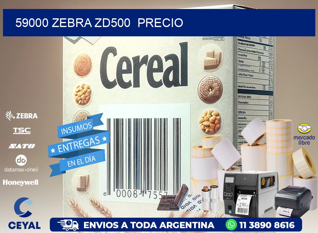 59000 Zebra ZD500  precio