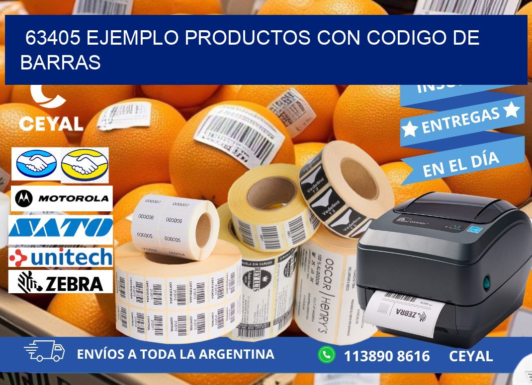 63405 ejemplo productos con codigo de barras