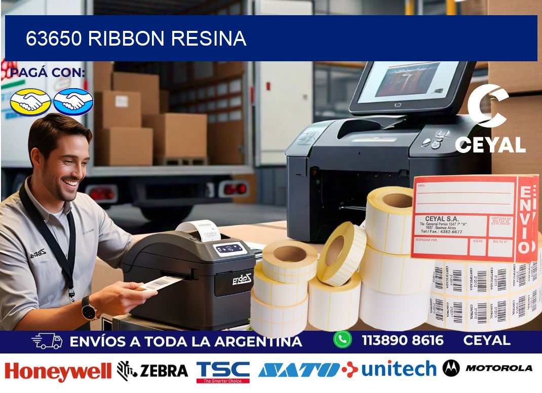 63650 Ribbon resina