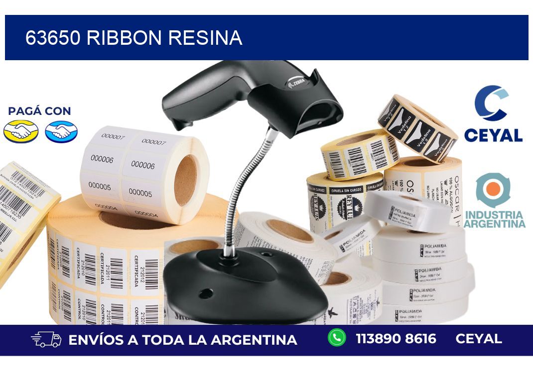 63650 Ribbon resina